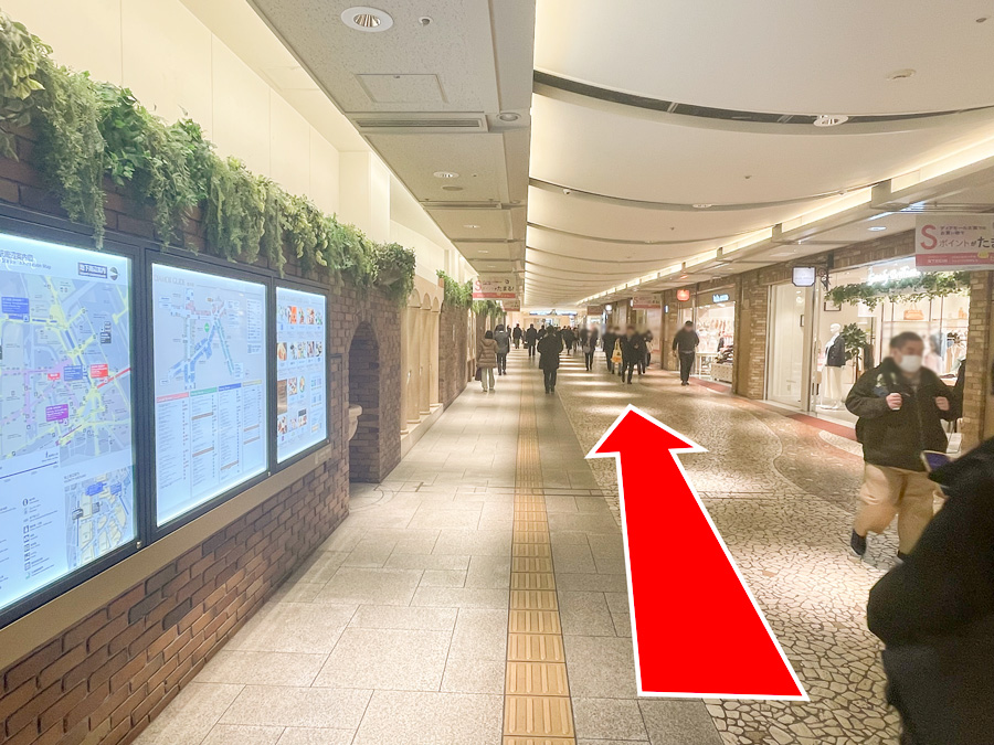 ゆうメンタルクリニック大阪梅田院の道順G10