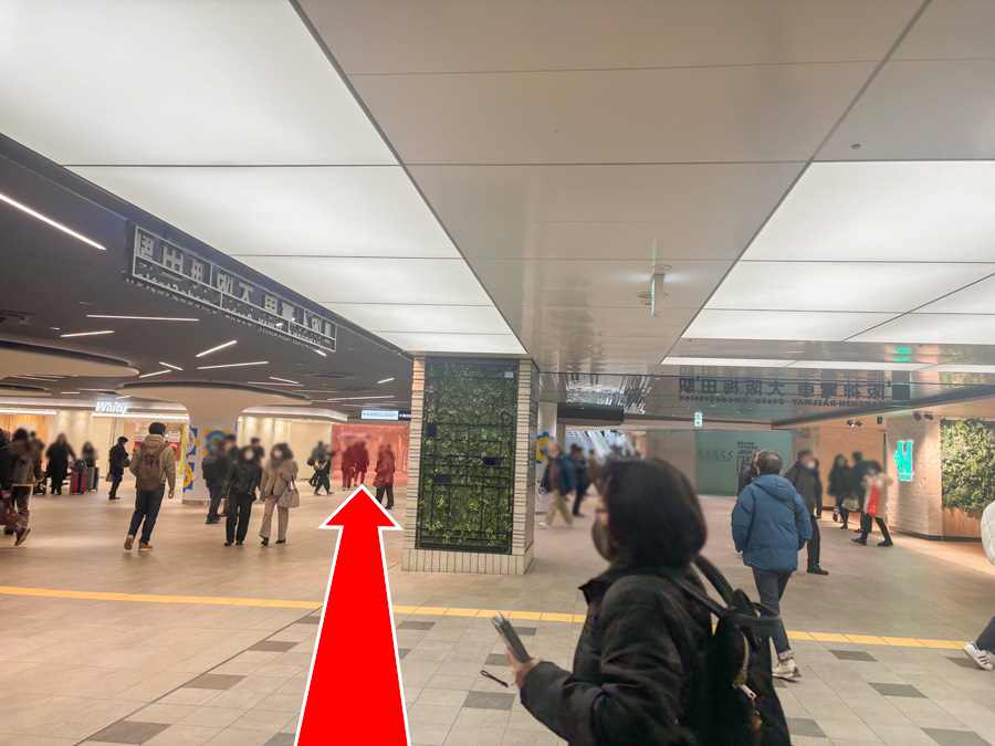 ゆうメンタルクリニック大阪梅田院の道順F02