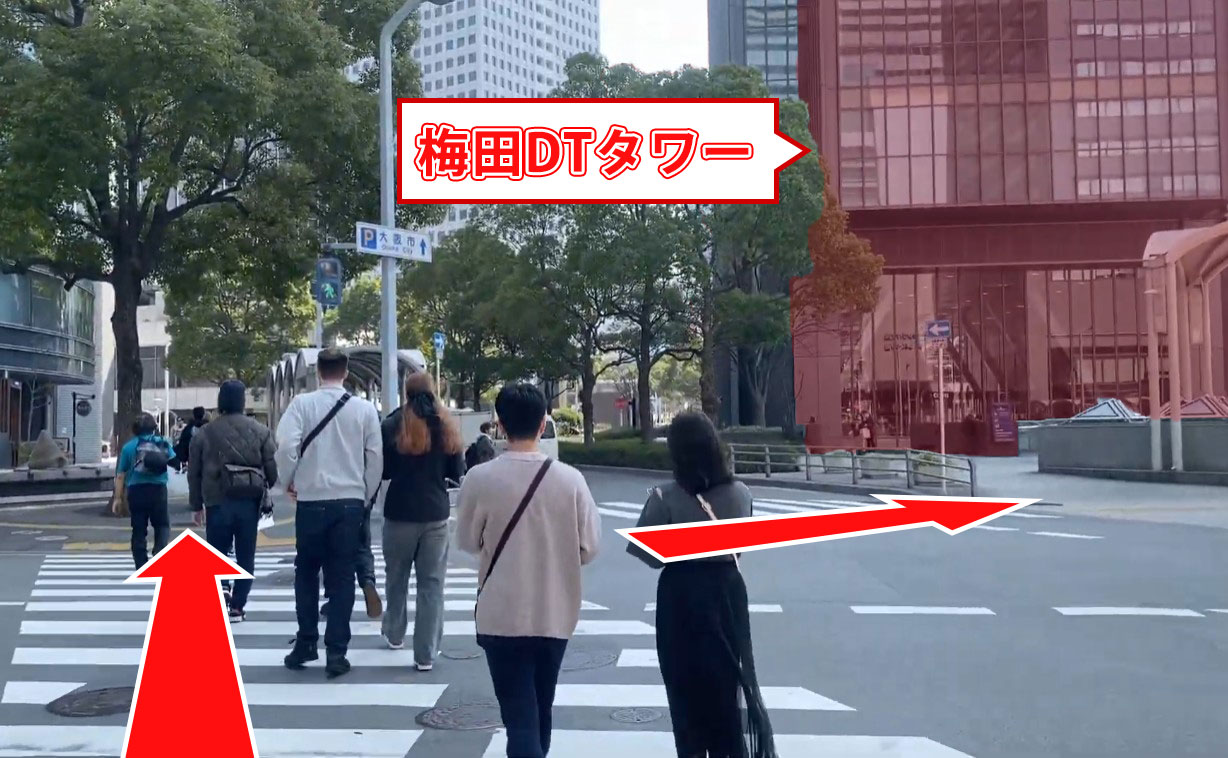 ゆうメンタルクリニック大阪院の道順A07